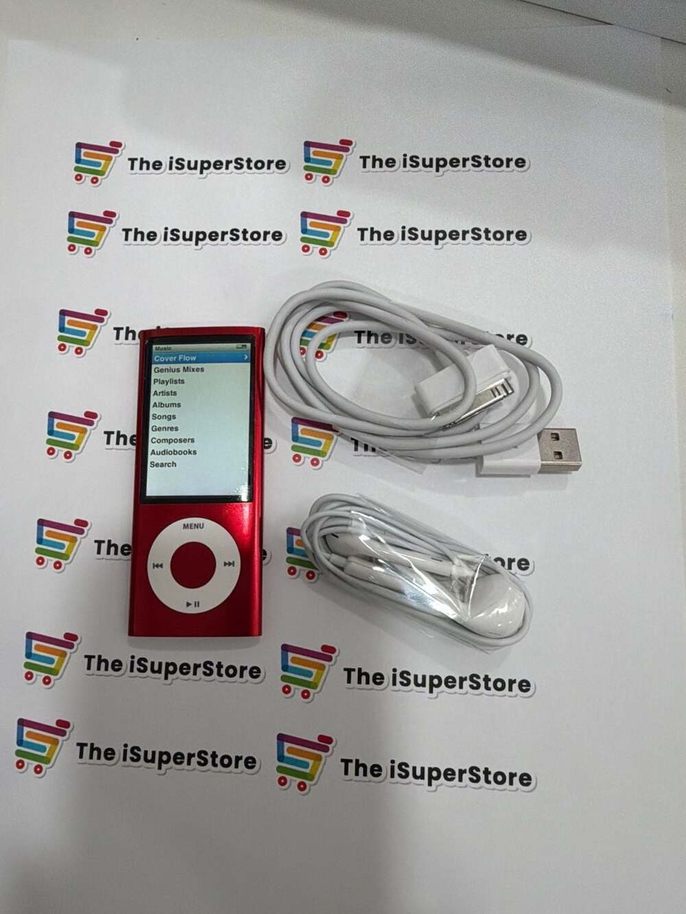 Apple iPod Nano 5th Generation 8GB RED - New Battery- 1 YR Warranty